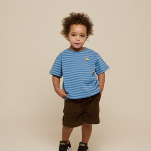 Striped T-shirt - Kids - Dusty Blue | 101179 Otto