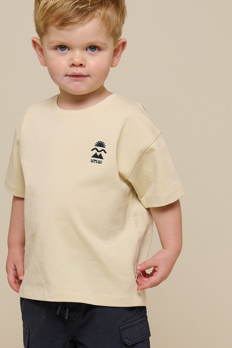 T-Shirt aus schwerem Jersey - Kids - Offwhite | 101334 Jesse