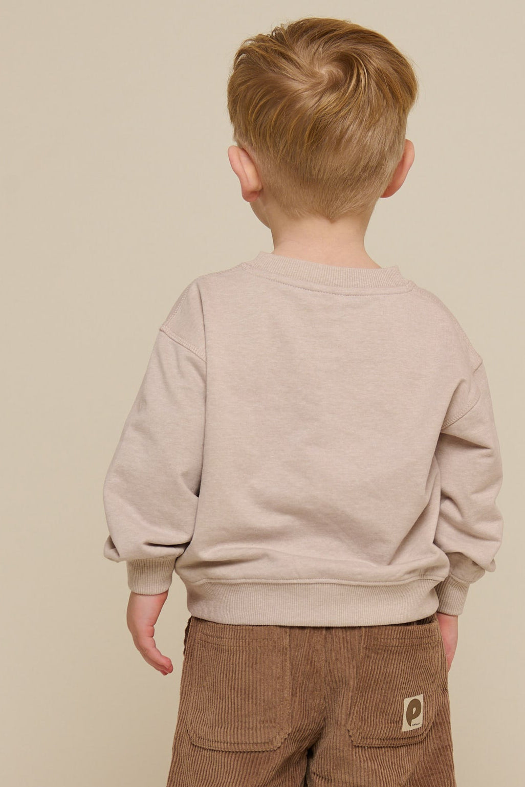 Crewneck Sweatshirt - Kids - Nature melange | 101163 Nathan
