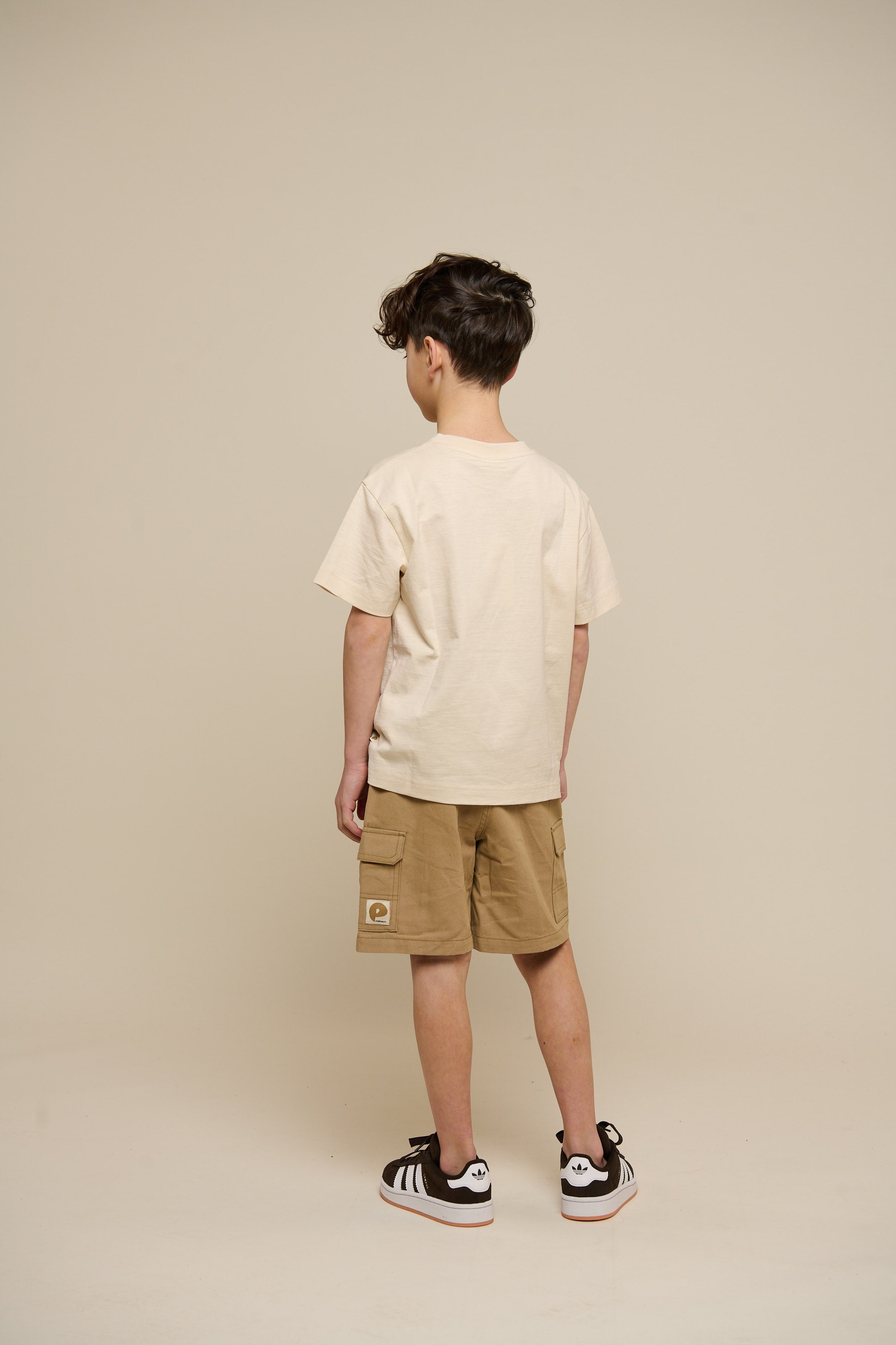 Slub jersey Embroidery T-shirt - Tween - Off White | 101160 Villum