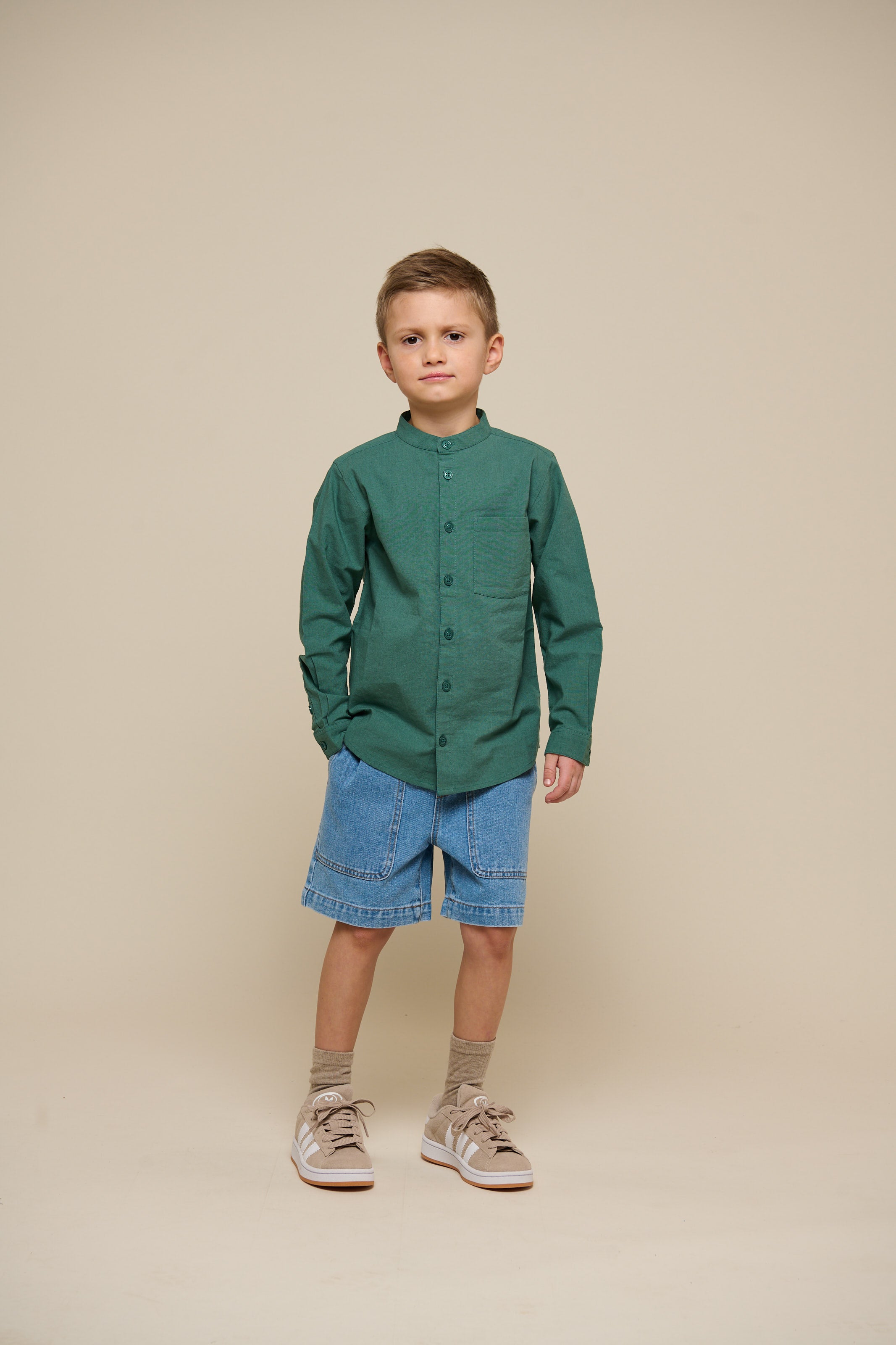 Pull-On Denim Shorts - Tween - Light Blue Denim | 101027 Gavin