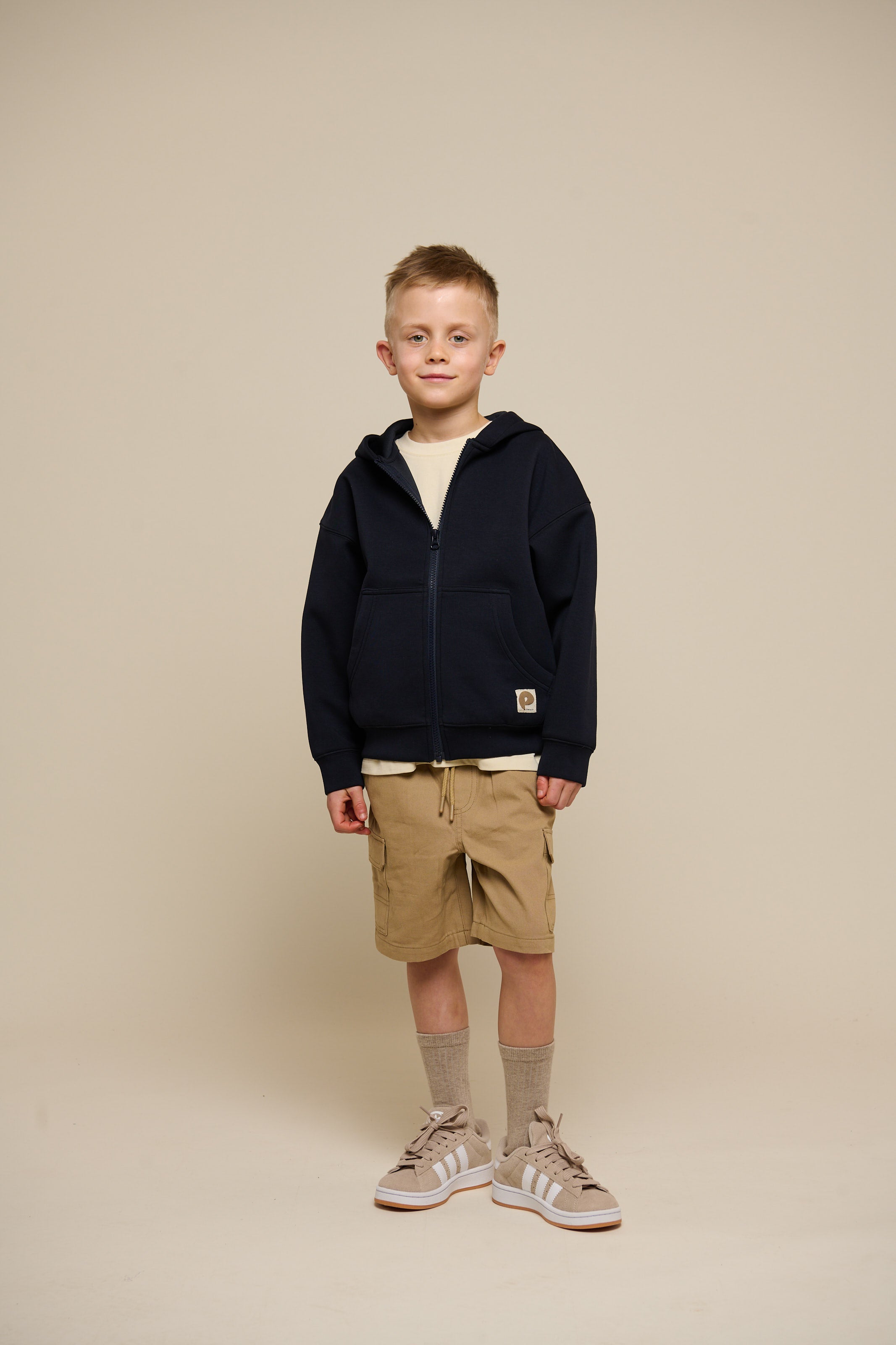 Scuba Zip Hoodie - Tween - Dark Navy | 100640 Liam