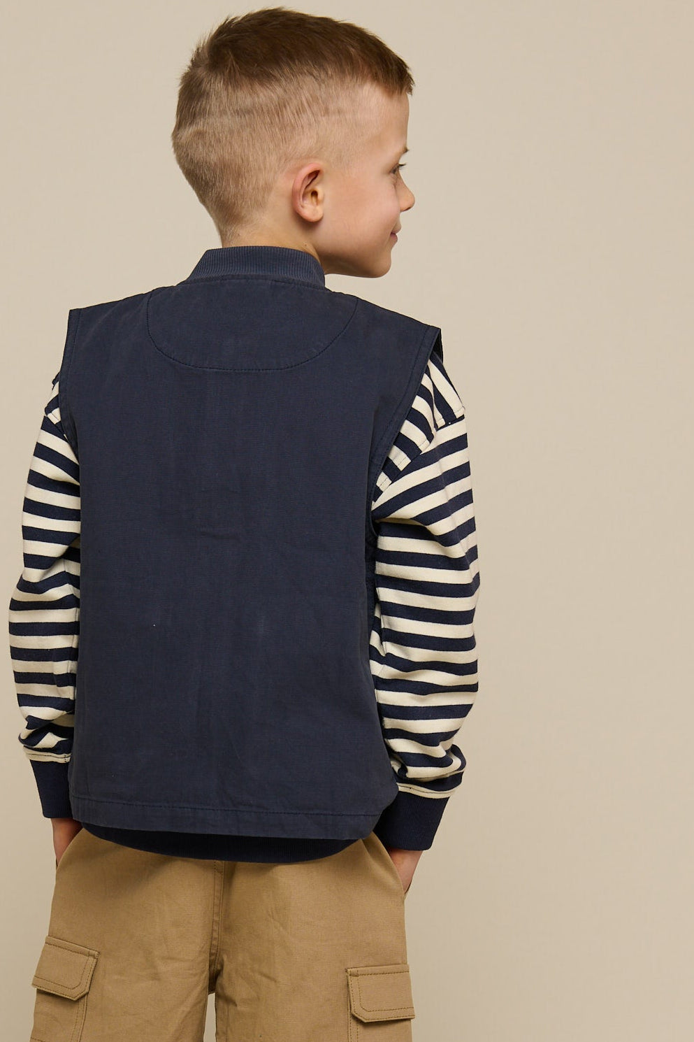 Canvas Cargo Weste - Tween - Navy | 101131 Isack