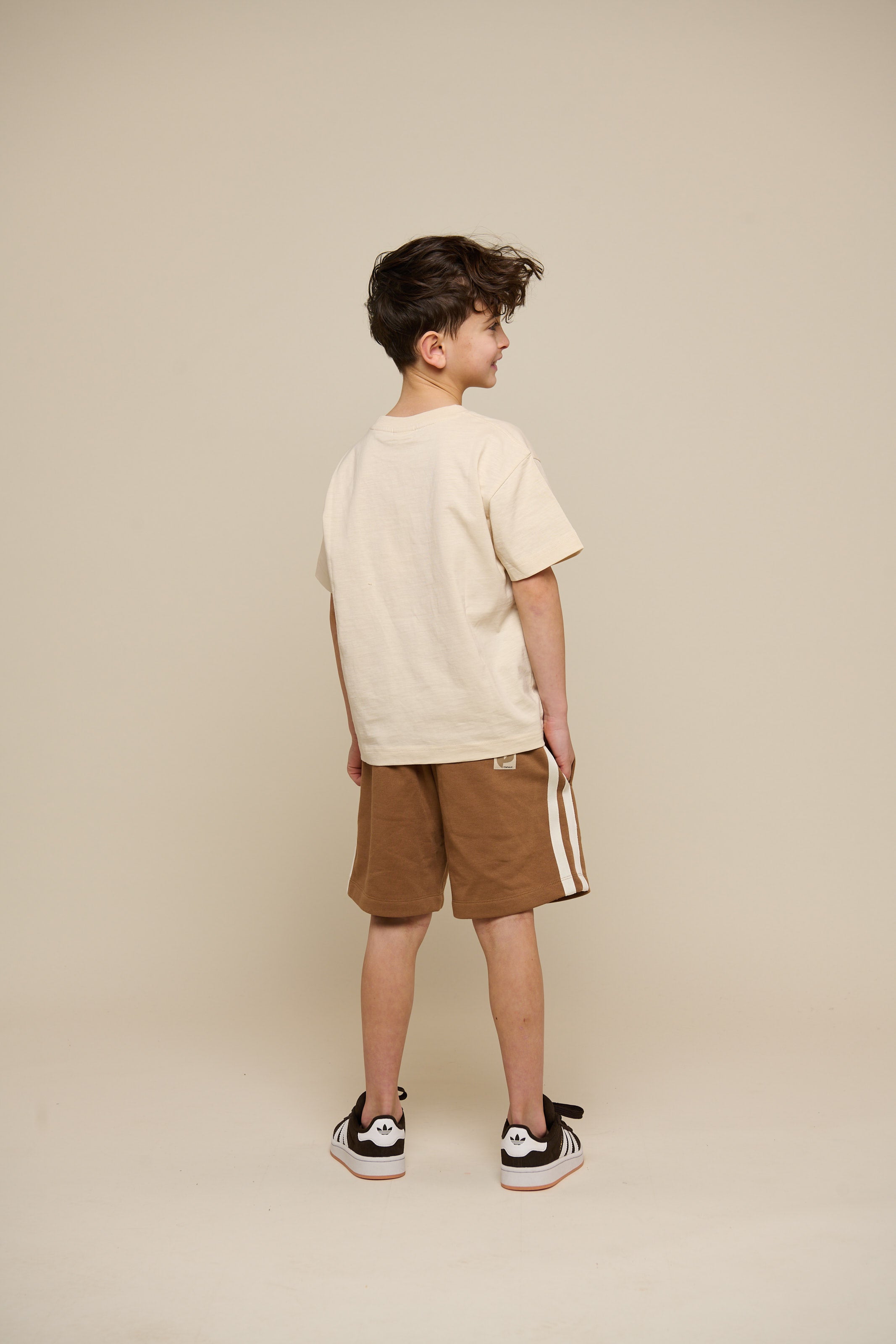 Sweat Shorts with Tape - Tween - Coconut | 101264 Carter