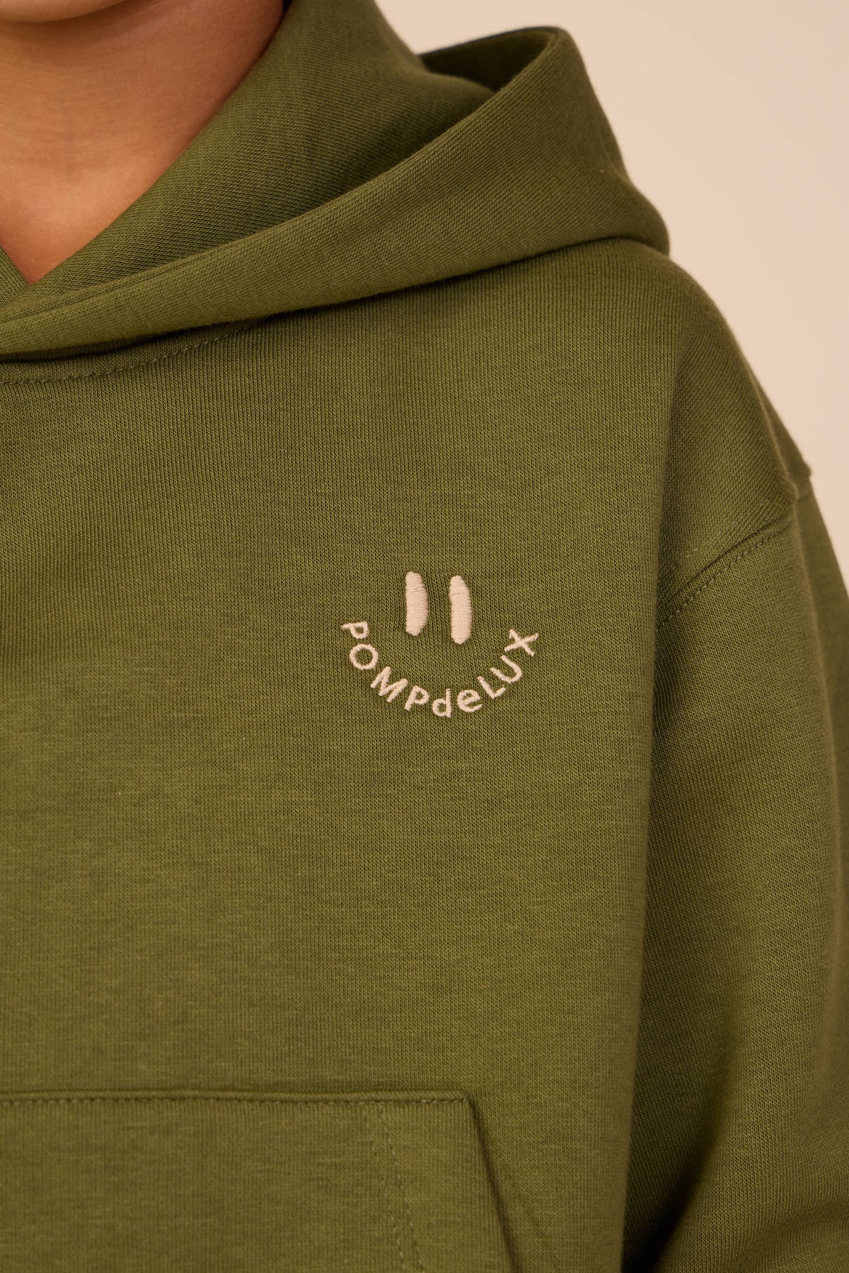 Smiley Hoodie - Tween - Moss Green | 101582 Andrew