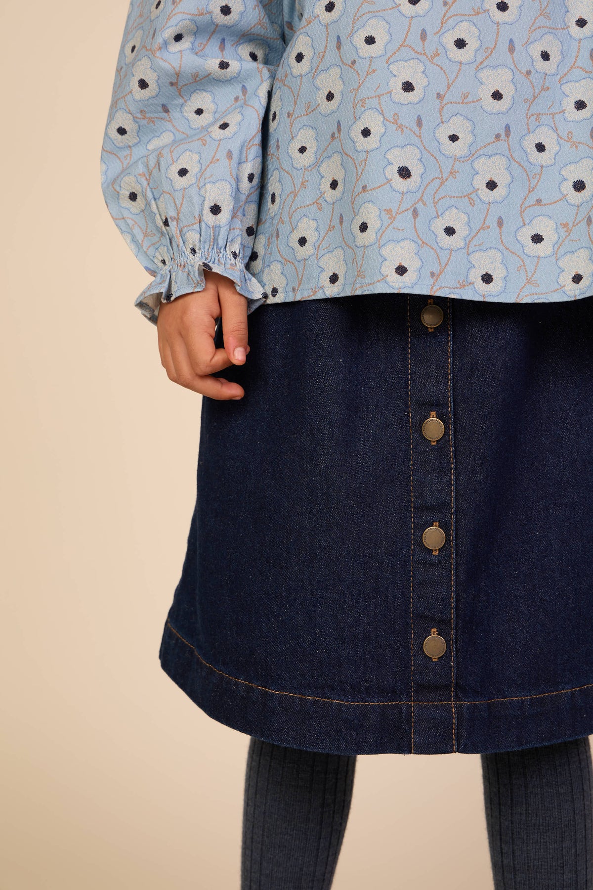 Denim Skirt - Tween - Dark Blue | 101637 Alison