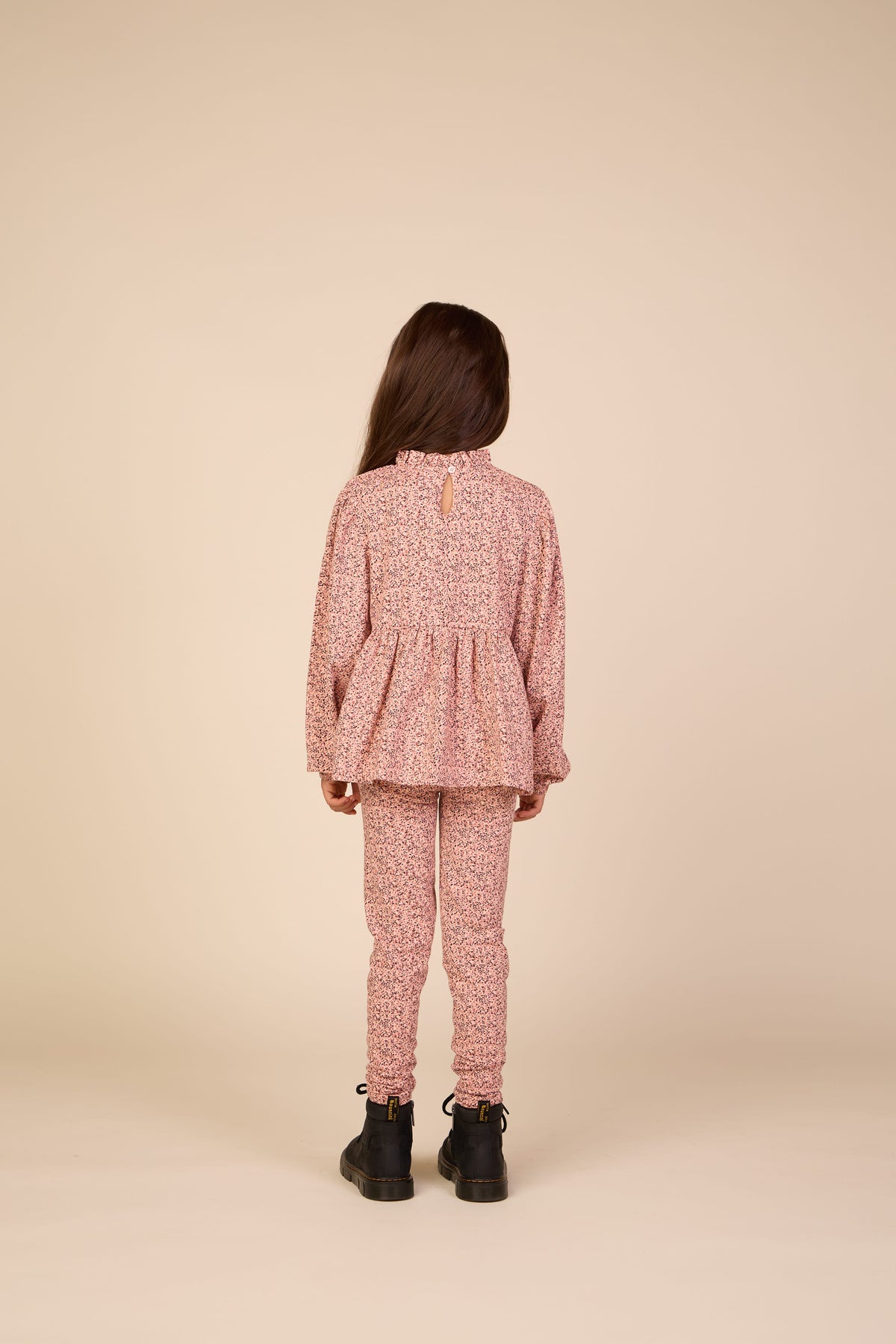 Printed Jersey Leggings - Tween - Rose/Bordeaux | 101552 Heidi