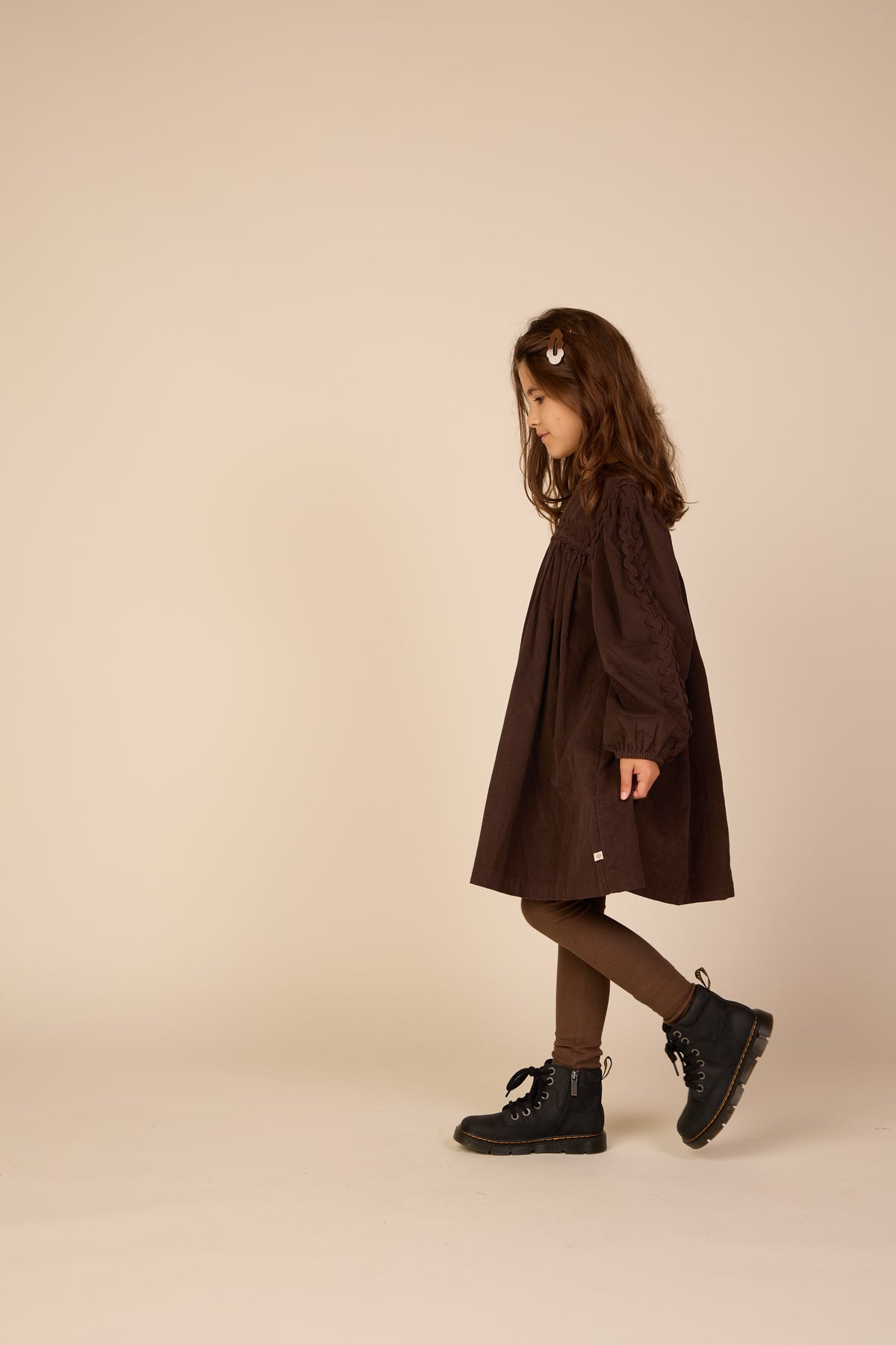 Ribbed Modal-Blend Leggings - Tween - Brown | 101566 Lottie