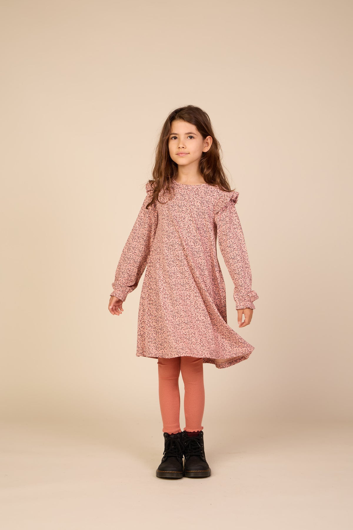 Ribbed Modal-Blend Leggings - Tween - Dusty Rose | 101568 Lottie