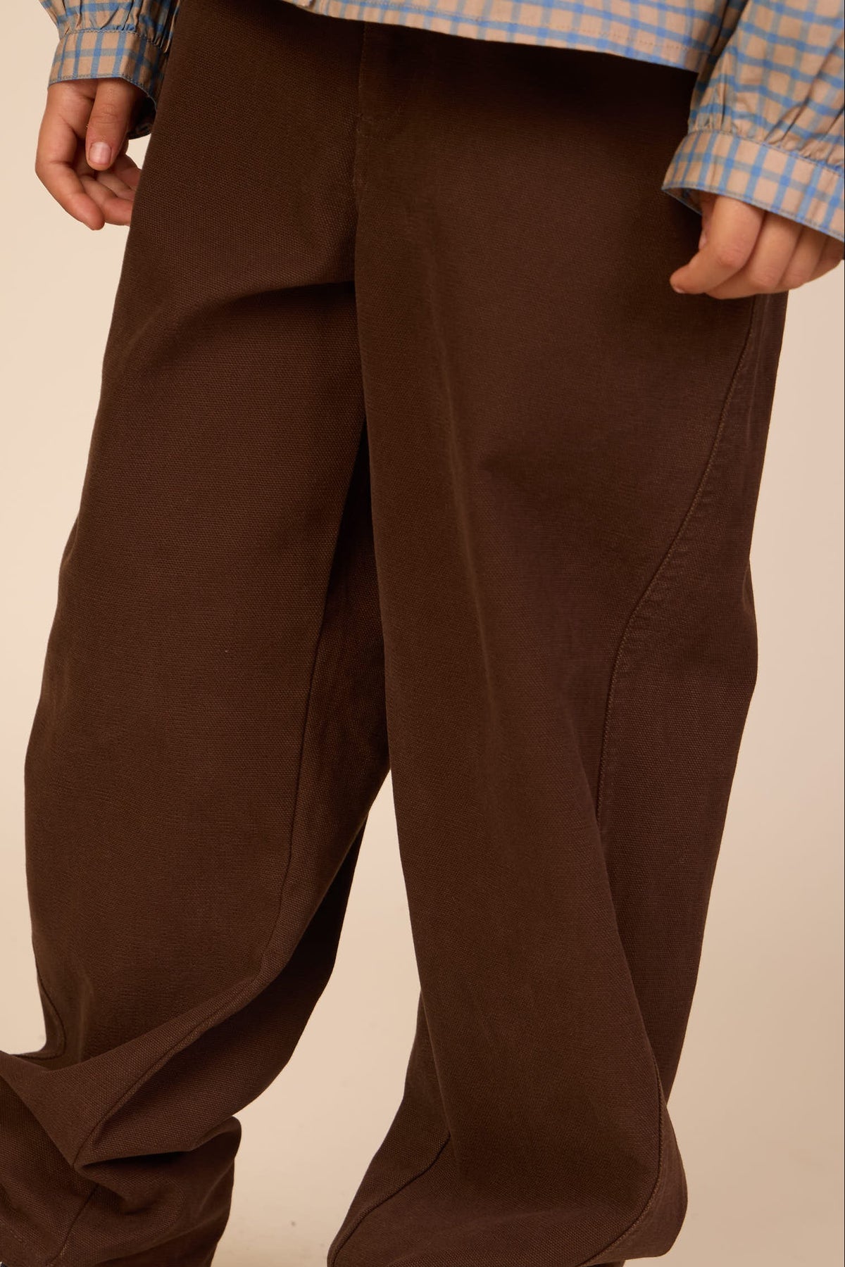 Baggy Trousers - Kids - Dark Brown | 101527 Jenna