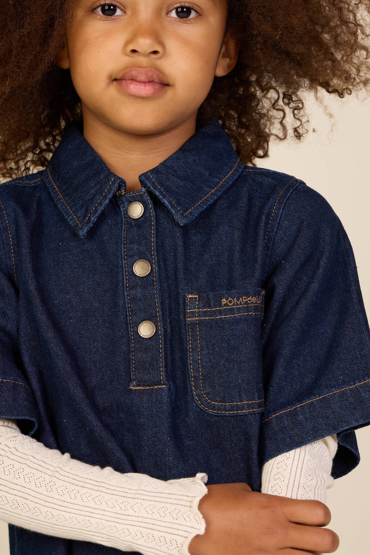 Denim Dress - Tween - Dark Blue | 101619 Alison