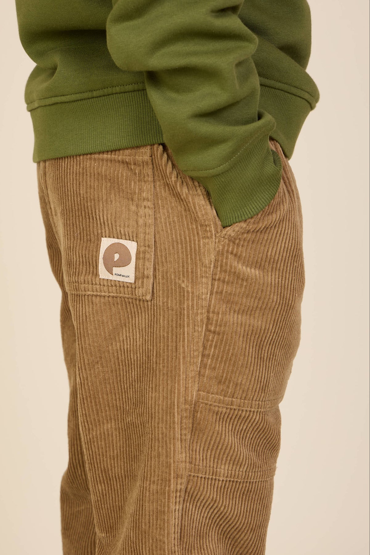 Corduroy Patch Pocket Trousers - Kids - Khaki | 101537 Reed