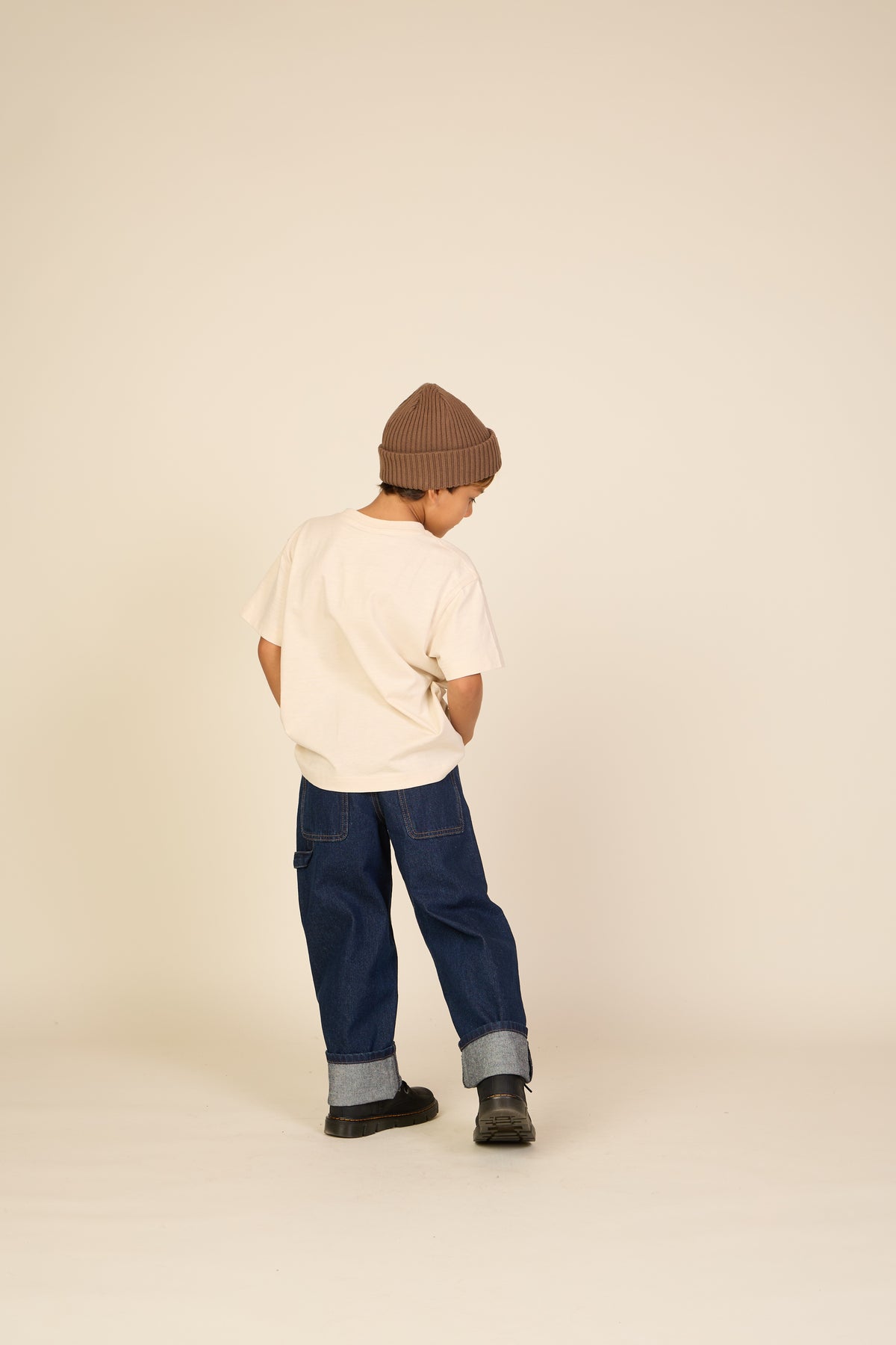 Slub jersey Embroidery T-shirt - Tween - Off White | 101160 Villum