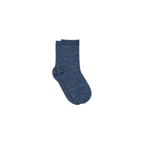 MP Wool Rib Socks - Tween - Blue Melange | 101722 MP 718