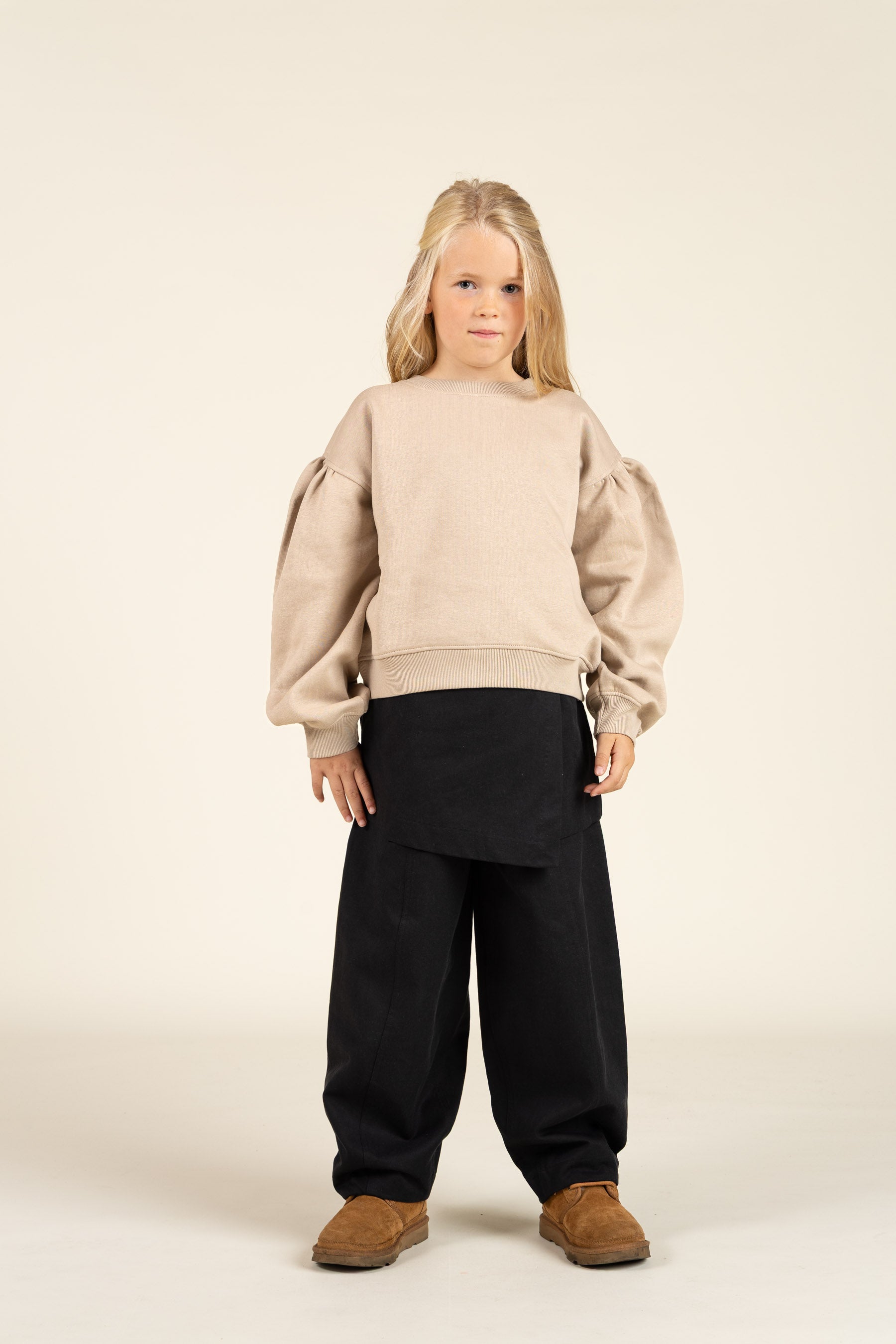 Bow Detail Sweatshirt - Tween - Caffe Latte | 100817 Ruth