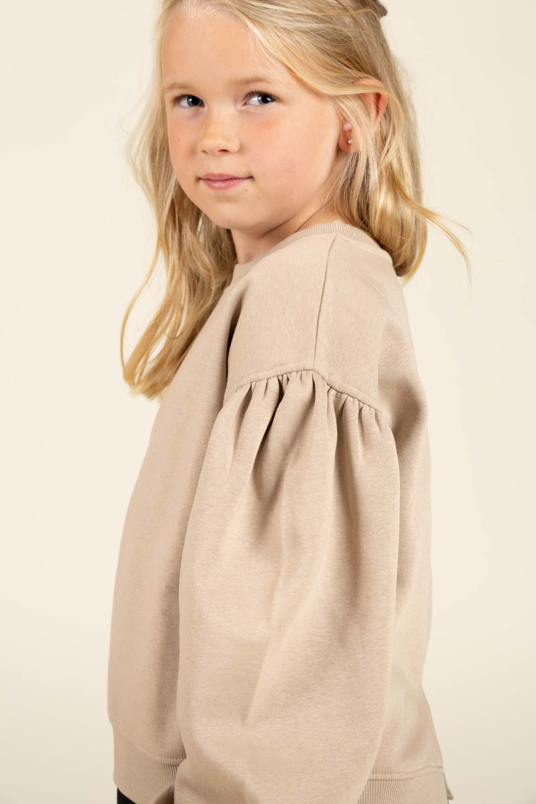 Bow Detail Sweatshirt - Tween - Caffe Latte | 100817 Ruth