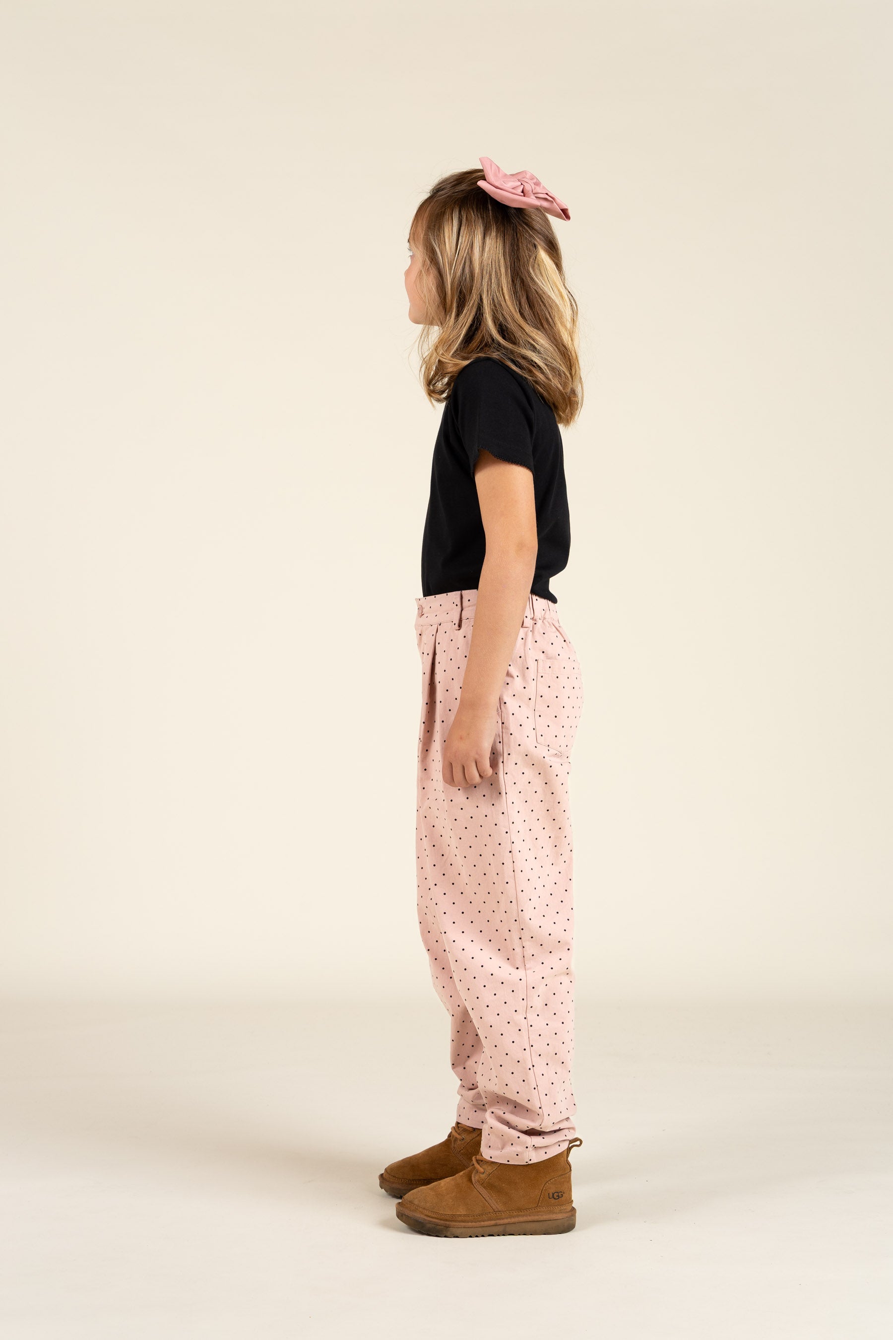 Twill trousers with Dot - Tween - Rose | 100613 Iris