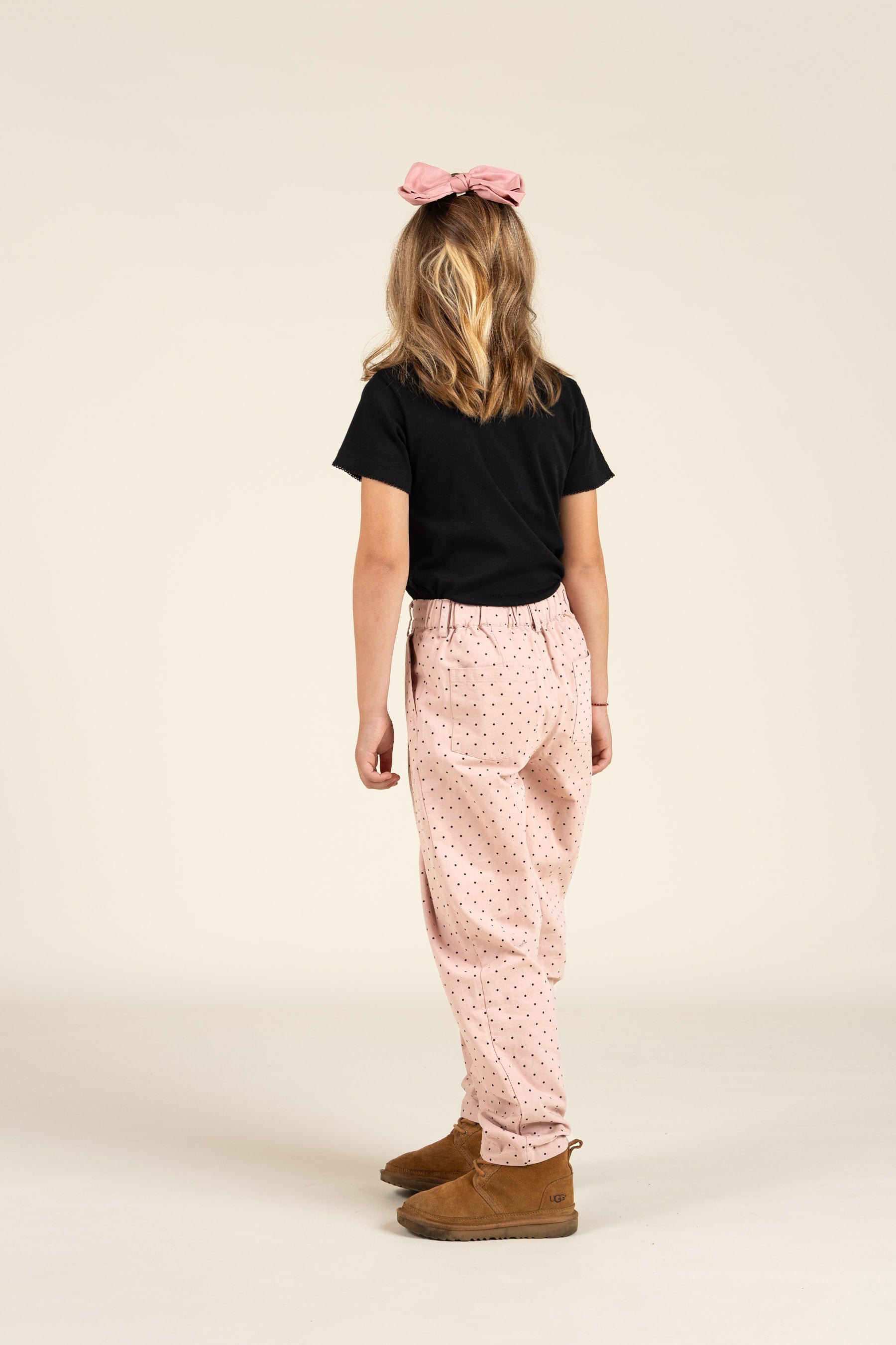 Twill trousers with Dot - Tween - Rose | 100613 Iris