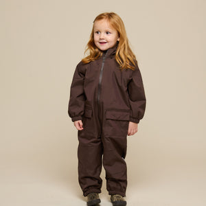Shell Coverall - Kids - Chocolate | 100510 Dundee