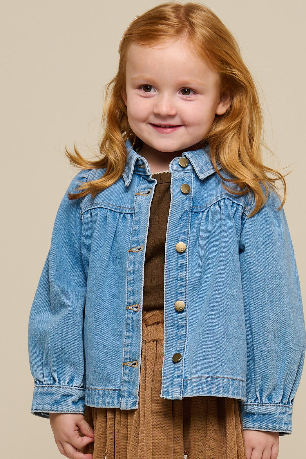 Denim Jacket - Kids - Light Blue Denim | 101014 Vera