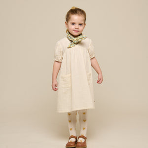Gauze Dress - Kids - Off White | 100914 Jasmine