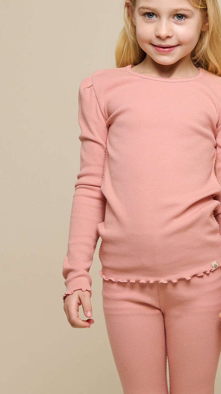 Modal-Ripp-Leggings - Tween - Rose Tan | 101323 Lottie